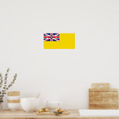 Niue Flag Poster (Keuken)