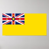 Niue Flag Poster (Voorkant)