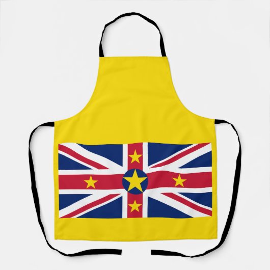 Niue Flag Schort (Voorkant)