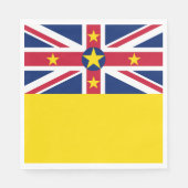 Niue Flag Servet (Voorkant)