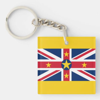 Niue Flag Sleutelhanger