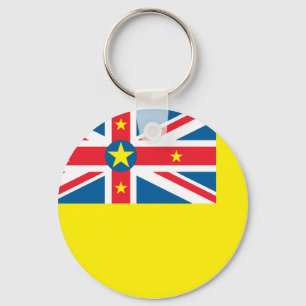 Niue Flag Sleutelhanger