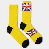 Niue Flag Sokken (Rechts)