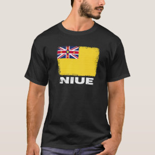 Niue Flag steunt Niuean People Women Mannen T-shirt