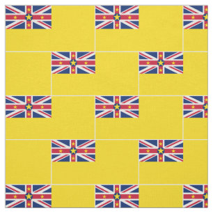 Niue Flag Stof