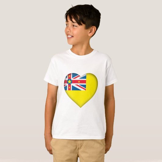 Niue Flag T-shirt (Voorkant volledig)