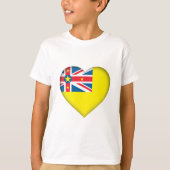 Niue Flag T-shirt (Voorkant)