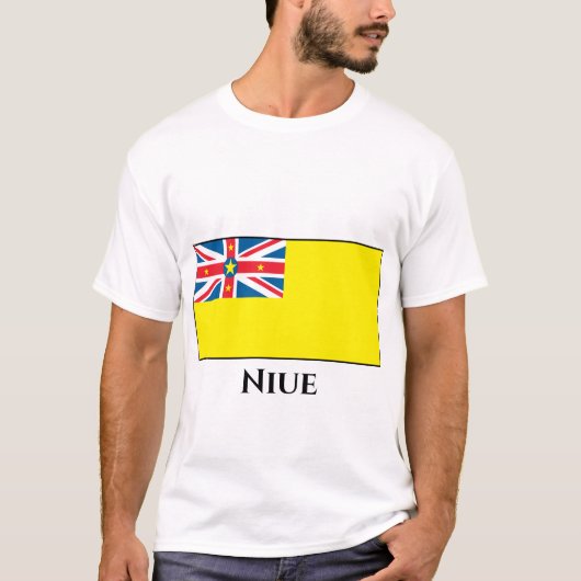 Niue Flag T-shirt (Voorkant)