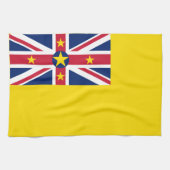 Niue Flag Theedoek (Horizontaal)