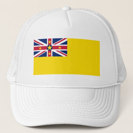 Niue Flag Trucker Pet (Voorkant)