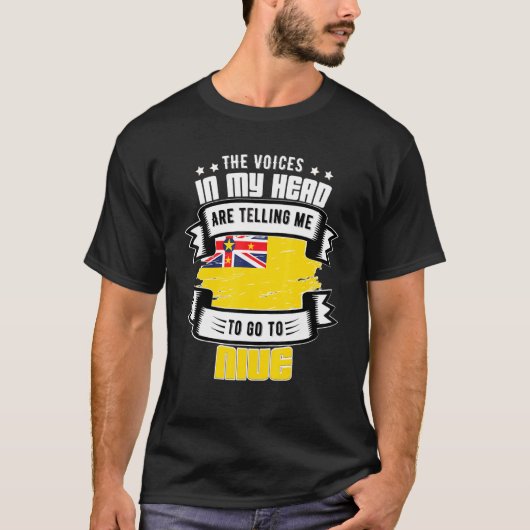 Niue in mijn hoofd t-shirt (Voorkant)