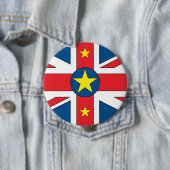 Niue Island Ronde Button 4,0 Cm (In situ)