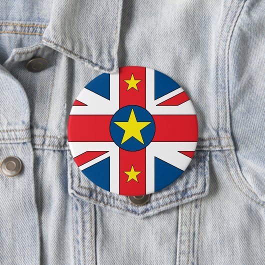 Niue Island Ronde Button 4,0 Cm (In situ)