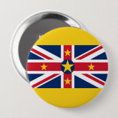NIUE.png Ronde Button 4,0 Cm (Voorkant /achterkant)