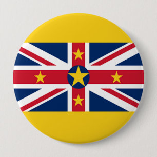 NIUE.png Ronde Button 4,0 Cm
