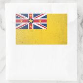 Niue Rechthoekige Sticker (Tas)