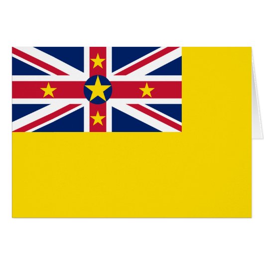 Niue-vlag (Voorkant Horizontaal)