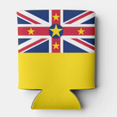 Niue-vlag Blikjeskoeler (Achterkant)