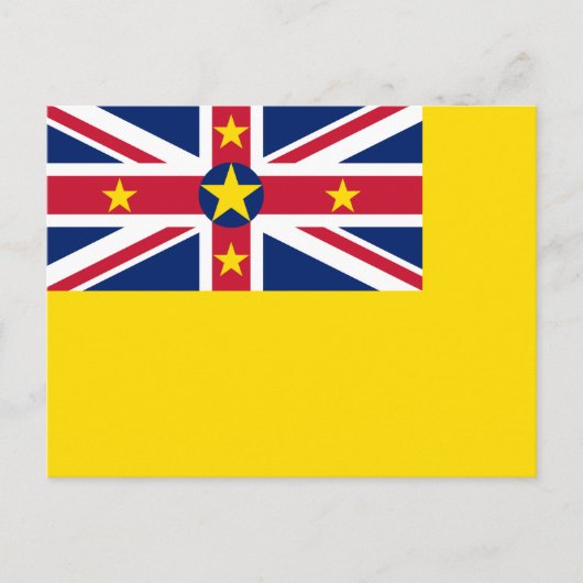Niue-vlag Briefkaart (Voorkant)