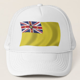 Niue Vlag Hoed Trucker Pet