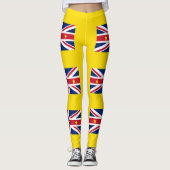 Niue-vlag Leggings (Voorkant)
