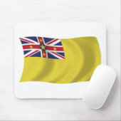 Niue Vlag Muismat (Met muis)