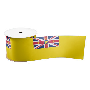 Niue-vlag Satijnen Lint