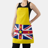 Niue-vlag Schort (Insitu)