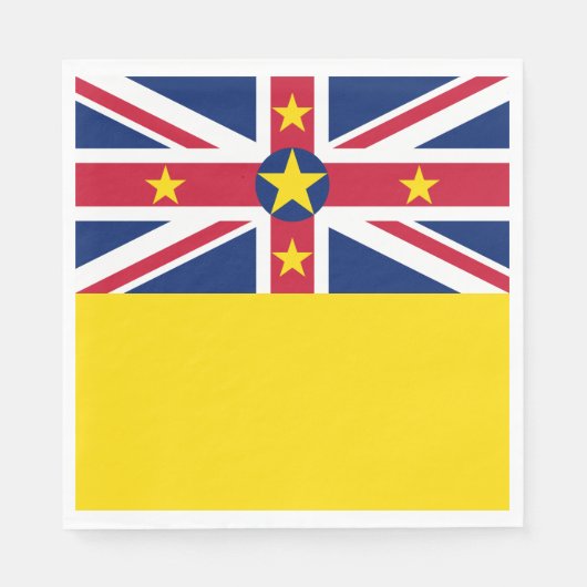Niue-vlag Servet (Voorkant)