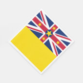 Niue-vlag Servet (Hoek)