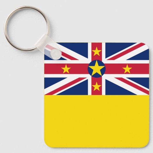 Niue-vlag Sleutelhanger (Voorkant)