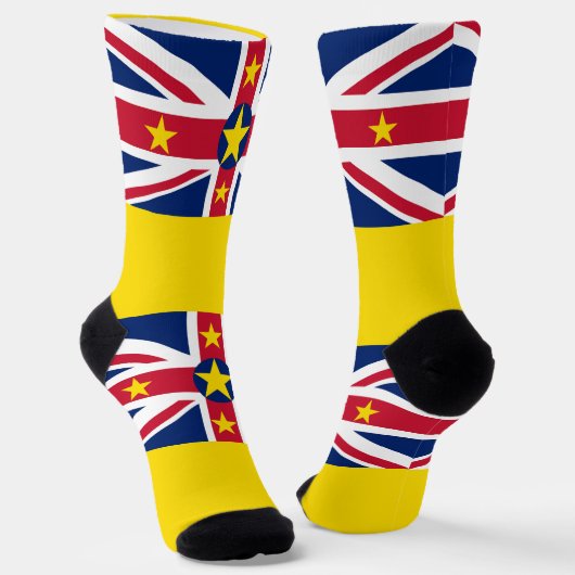 Niue-vlag Sokken (Gebogen)