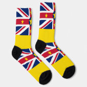 Niue-vlag Sokken (Rechts)