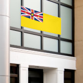 Niue-vlag Spandoek (Buitenkant Gebouw)