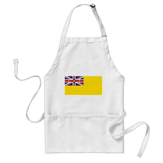 Niue-vlag Standaard Schort (Voorkant)