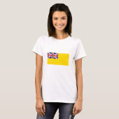 Niue-vlag T-shirt (Voorkant volledig)