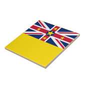 Niue-vlag Tegeltje (Zijkant)