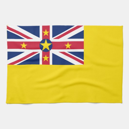 Niue-vlag Theedoek (Horizontaal)