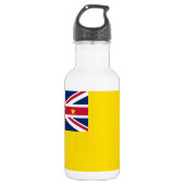 Niue-vlag Waterfles (Voorkant)