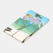 Niue Zuid-Pacific reisposter Post-it® Notes (Schuin)