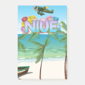 Niue Zuid-Pacific reisposter Post-it® Notes (Voorkant)