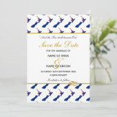 NIUEW-ZEELAND Speciale Evenement Trouwfeest Save The Date (Staand voorkant)