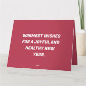 NIUWE JAAR GROETEN VAN ZUSTER 2024 KAART (Achterkant)