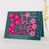 NIUWE JAARSGROET VAN ZUSTER 2024 KAART (Gele Bloem)