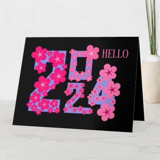 NIUWEJAARSWENS VAN ZUSTER 2024 KAART (Voorkant)