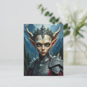 Nivalis Mountain Elf Queen - Verzamelaarsansichtka Briefkaart (Staand voorkant)