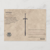 Nivalis Mountain Elf Queen - Verzamelaarsansichtka Briefkaart (Achterkant)