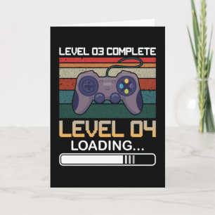 Niveau 03 Volledig niveau 04 Birthday Video Game Kaart