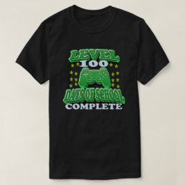 niveau 100 dagen school voltooid t-shirt