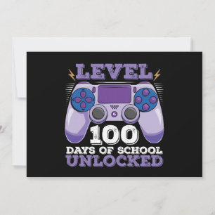 Niveau 100 dagen van de onvergrendelde gamer van s kaart